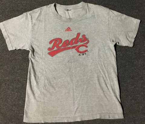 Adidas Cincinnati Reds Shirt S Jersey Pete Rose Ken Griffey Jr. Votto Vtg 90s Cover