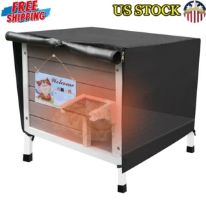 New Insulated Outdoor Cat House Weatherproof Shelter Easy Clean Multiple Cats - Picture 1 of 8