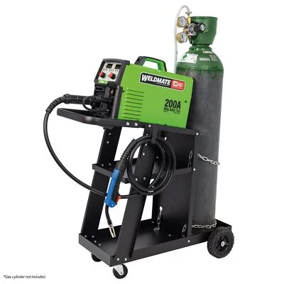 SIP WELDMATE AUTOPLUS 200A MIG/ARC/TIG Synergic Welder with Cart Package - Image 1 of 4