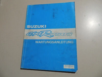 Werkstatthandbuch Wartung Reparatur Suzuki GSX R 750 W  Modelljahr 1992 - Bild 1 von 4