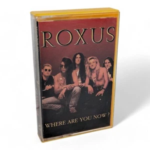Cinta de casete de música única Roxus Where Are You Now C10250 Melodian 1990 original - Imagen 1 de 3