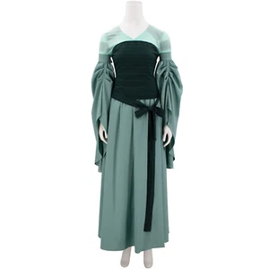 Cosplay Galadriel Medieval Court Dress The Fairy Queen Witch Princess Costumes - Picture 1 of 7