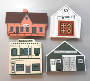 The Cat’s Meow Shelf Sitter Lot of 4 Graf Printing Co Ada Mae's Quilts + Vintage - Bild 1 von 6