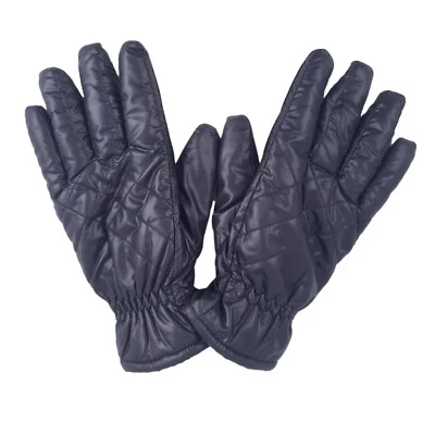 ISOTONER Gloves Womens S/M Black Quilted SmartDRI SmarTouch Full Fleece Lined - Image 1 of 4