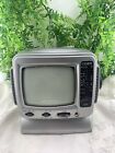 Coby 5” black and white Analog television with AM/FM radio Model CX-TV1 Working
