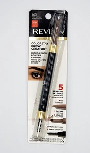 NEW REVLON Colorstay Brow Creator BROW PENCIL & BRUSH ~ 625 SOFT BLONDE - Picture 1 of 1