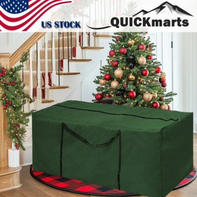 Christmas Tree Storage Bag Disassembled Tree Heavy Duty with Handles Up to 9 FT - Image 1 of 4