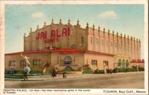 Postal Fronton Palace Jai Alai Tijuana Baja California México Frontera Blanca - Imagen 1 de 2