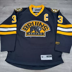 Reebok Alternate Walking Bear Boston Bruins Trikot Zdeno Chara 33 Small LESEN - Bild 1 von 11