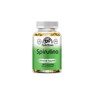 Spirulina Algae Capsules - Immune Support,Anti-Radiation & Anti Infection - Picture 1 of 11