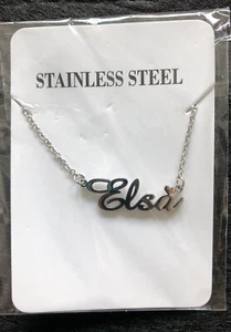 Collier Necklace bijoux jewelry personnalisé Prénom Elsa - Imagen 1 de 2