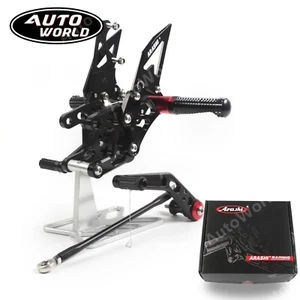 Racing Rearsets Footrest Foot Pegs For Honda CBR1000RR 2008 2009 2010 2011 - Picture 1 of 6