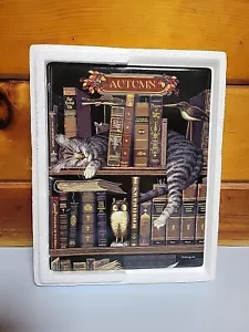 Charles Wysocki Frederick The Literate Bradford Exchange Autumn Rectangle Plate - Picture 1 of 10