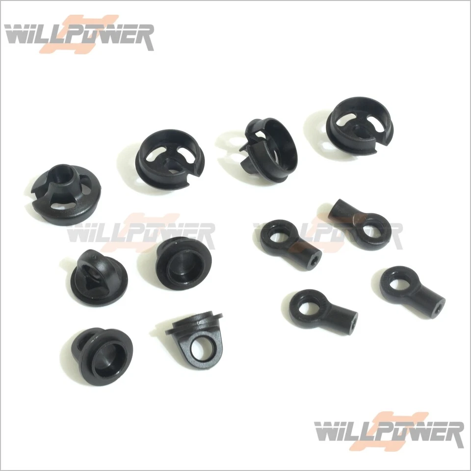 Hyper H2 Shock Nylon Set #40048 (RC-WillPower) Hobao 2WD Electric EP Buggy Rally - Image 1 of 1