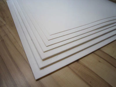 MSI PTFE Teflon Platte Zuschnitt Folie Dicke 0,25 bis 25!!! mm Dichtung weiß Tafel