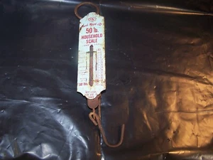 Vintage OT Handi Weigh-All Hanging 50 Lb. Household Scale Made in USA - Bild 1 von 7