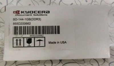 Kyocera Document Solution  SD-144-1GB(DDR3)855D200662 Printer Memory Ram Upgrade - Image 1 of 4