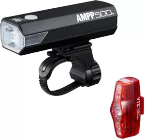 Cateye AMPP500/ViZ150 Front and Rear Lightset - Picture 1 of 1