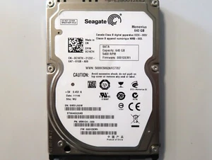 Seagate ST9640320AS 9RN134-030 0001DEM1 (5WX1) WU China 2.5" 640gb Sata 10/2010 - Picture 1 of 1