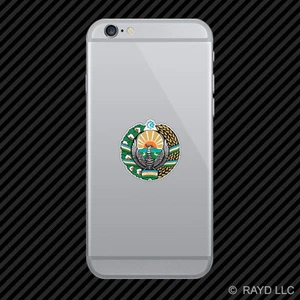 Uzbek Emblem Cell Phone Sticker Mobile Uzbekistan flag UZB UZ - Photo 1 sur 1