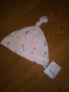 NWT Gymboree Infant Girls Beanie Hat Pink Icons Size 12-18 Months - Picture 1 of 2