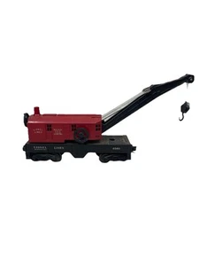 Vintage ORIGINAL Postwar LIONEL 6560-25 OPERATING WORK CRANE Bucyrus Erie Red - Picture 1 of 7
