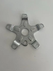Old School 80's BMX USED SUGINO chrome spider crank chain ring adapter 110 bcd - Picture 1 of 3
