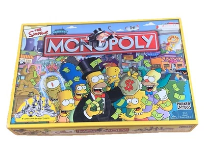 The Simpsons Monopoly Board Game - Complete With Instructions - Parker Bros 2003 - Image 1 of 4