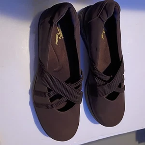 Easy Street Inga Damen Oxford Mary Jane Ballerinas braun matt Größe 10W neu - Bild 1 von 5