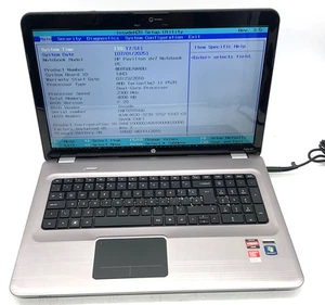 HP Pavilion DV7 Notebook PC AMD Turion II 4GB Ram 320GB HDD No OS - Picture 1 of 6