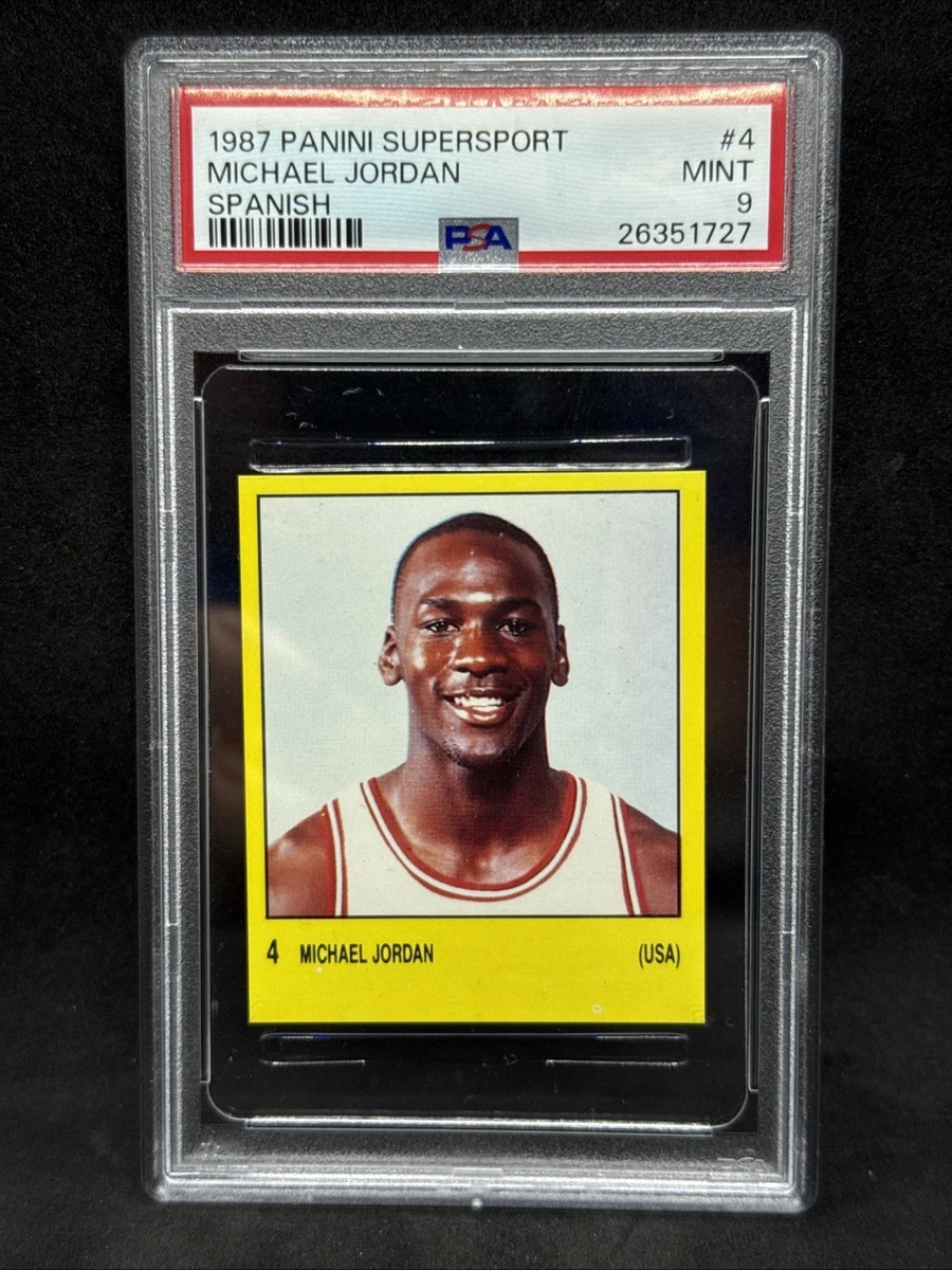 Michael Jordan Basketball Grade 9 1987-88 Season Sports Trading