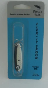 Cucchiaio Berry 60-TSF Flex It 5/8 Oz Threadfin Con Foil Argento - Foto 1 di 2