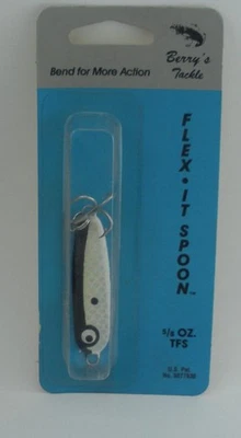 Cucchiaio Berry 60-TSF Flex It 5/8 Oz Threadfin Con Foil Argento - Immagine 1 di 2