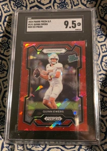 2024 Panini Prizm Draft Picks - Rated Prospect Quinn Ewers #191 Red Ice Prizm... - Picture 1 of 6