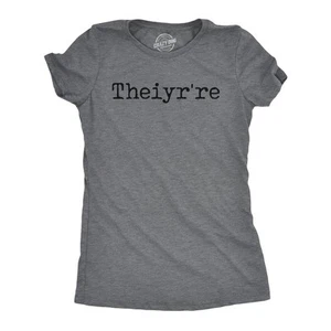Camisetas divertidas para mujer Theiyr're Spelling Joke camiseta sarcástica para dama - Imagen 1 de 7