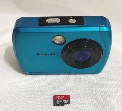 POLAROID IS048 Waterproof 16MP Digital Portable Handheld Action Camera W/memory  - Image 1 of 4