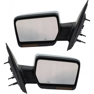 For Lincoln Mark LT Mirror 2006 Driver and Passenger Pair Power Heated Chrome - Image 1 of 2