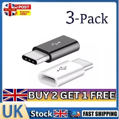 Micro USB Female to Type C Male Converter USB-C Adapter Converter Adapter UK - Image 1 of 4