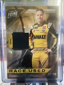 2023 Panini Prime - Race-Used Tires Christopher Bell #RU-CBE /99 (MEM) - Picture 1 of 3