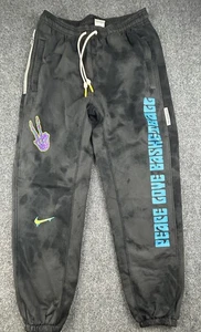 Nike Hardwood Peace Love Basketball Sweatpants M Tie Dye Black (L) - Picture 1 of 11