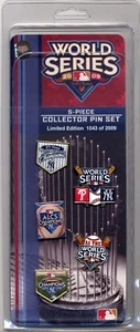Yankees 2009 World Series Champions Pin Set New York champs NY 5 Pins wincraft - Picture 1 of 1