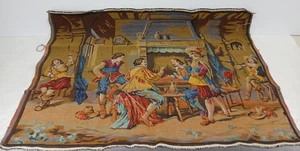 GOBELIN BELGIEN GOBELIN ESPAÑOL MITTELALTER DREI MUSKETIERE 35 X 25 KOSTENLOSER VERSAND - Bild 1 von 6