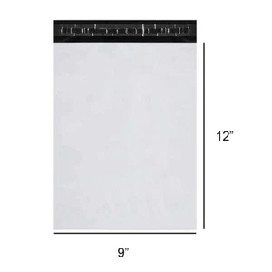100 Packs 9x12 Poly Mailers Shipping Bags Mailing Envelopes Self Sealing Grey - Picture 1 of 4