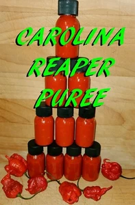 Carolina Reaper/Ghost Pepper/Moruga/Habanero various Purees available! 1 ounce  - Picture 1 of 8