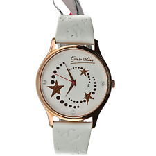 Enrico Coveri white women's watch with zircons