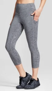 Damen Training High-Waist Capri Leggings 20" -C9 Champion- dunkelgrau-XS-S265 - Bild 1 von 2