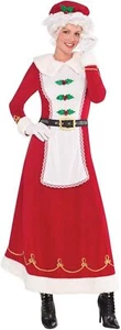 Mrs. Claus Suit Yourself Christmas Holiday Fancy Dress Halloween Adult Costume - Picture 1 of 2