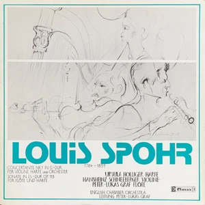 SPOHR - HOLLIGER - SCHNEEBERGER - CONCERTANTE NR 1 - VIOLIN - HARP - CLAVES LP - Imagen 1 de 3