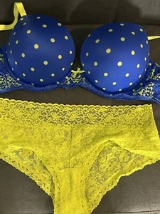 Victoria Secret BH 36D HÖSCHEN SET GRÖSSE LARGE NEU OHNE ETIKETT - Bild 1 von 7