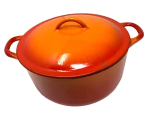 Descoware Cast Iron Enameled Dutch Oven #2-D 8 H 8" - Picture 1 of 6